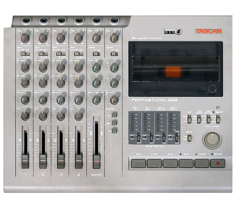 Tascam Portastudio 424 4-track tape machine